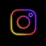 Instagram neon Instagram neon